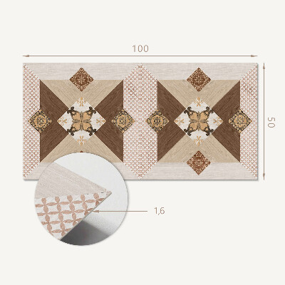 Panneau décoratif mural Motif mosa?que avec détails décoratifs