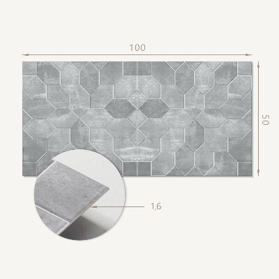 Rev?tement mural Mosa?que hexagonale de style géométrique