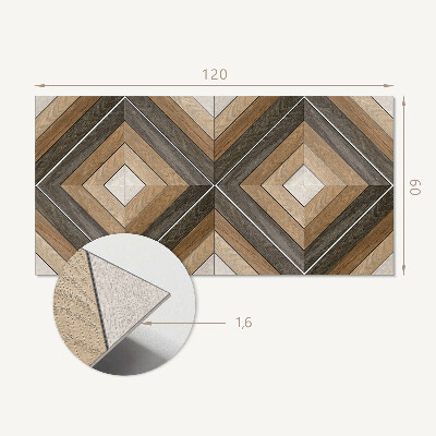 Rev?tement mural Losanges géométriques dans un style moderne