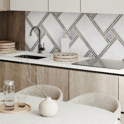 Panneau décoratif mural Construction de lignes géométriques