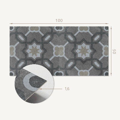 Rev?tement mural Motif de carreaux de style géométrique