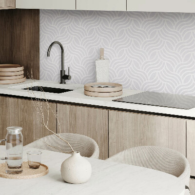 Rev?tement mural Harmonie des vagues dans un motif dynamique