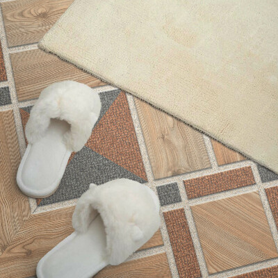 Rev?tement mural Motif géométrique avec du bois naturel