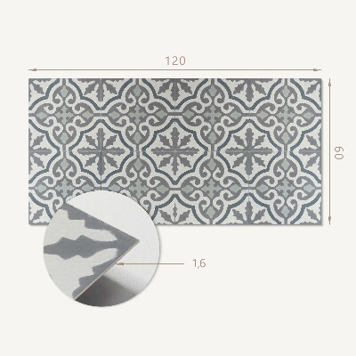 Rev?tement mural Motif mosa?que avec détails décoratifs