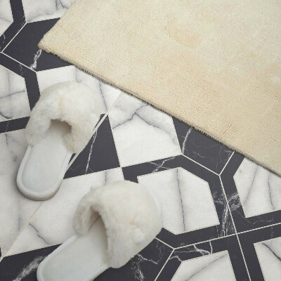 Panneau décoratif mural Motif de marbre aux formes géométriques