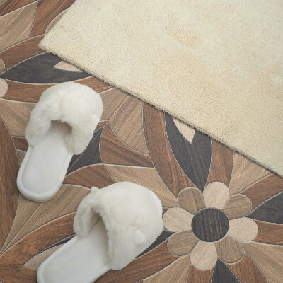 Rev?tement mural Motif floral inspiré du bois