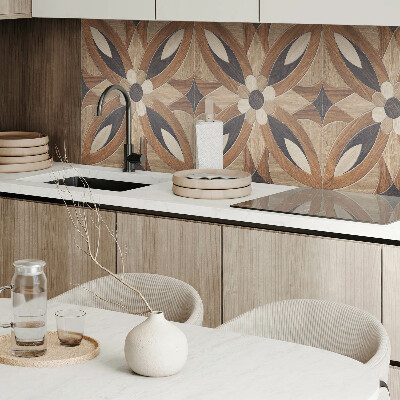 Rev?tement mural Motif floral inspiré du bois