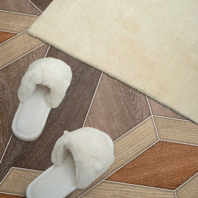 Panneau décoratif mural Motif géométrique en bois naturel