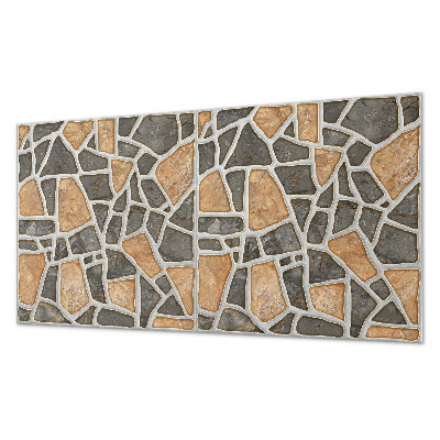 Panneau mural Mosa?que de formes de pierre