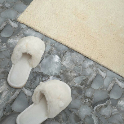 Rev?tement mural Mosa?que de pierre avec motifs veinés