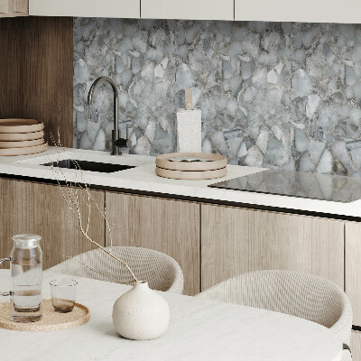 Rev?tement mural Mosa?que de pierre avec motifs veinés