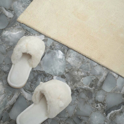 Rev?tement mural Mosa?que de pierre avec motifs veinés