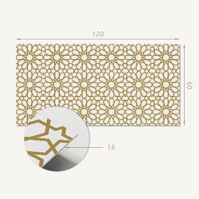 Panneau décoratif mural Motif géométrique avec des étoiles