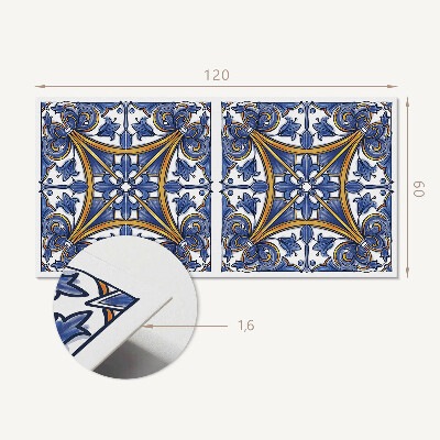 Panneau mural Ornements végétaux dans un style harmonieux