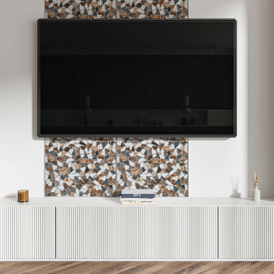 Panneau décoratif mural Mosa?que aux formes variées