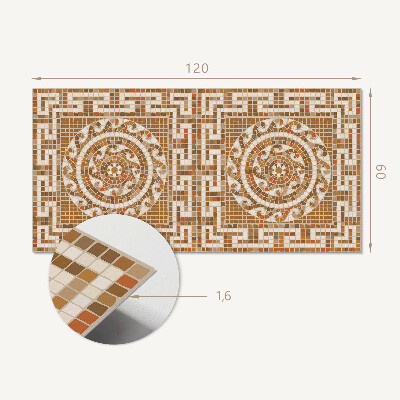 Panneau mural Motif mosa?que avec des cercles