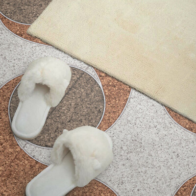 Panneau décoratif mural Motif de cercles et de vagues