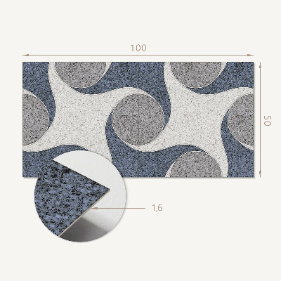 Panneau mural Abstraction en mosa?que