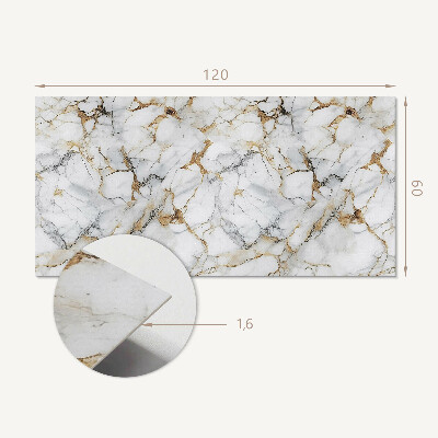 Panneau décoratif mural Motif en marbre dans un style élégant