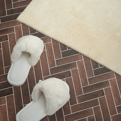 Panneau décoratif mural Motif ? chevrons avec des accents en bois