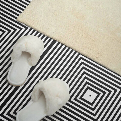 Panneau mural Un motif de lignes concentriques dans des carrés