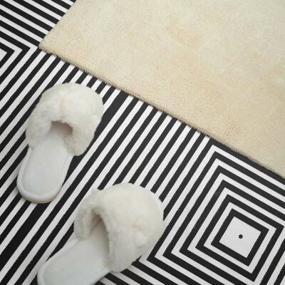 Panneau mural Un motif de lignes concentriques dans des carrés