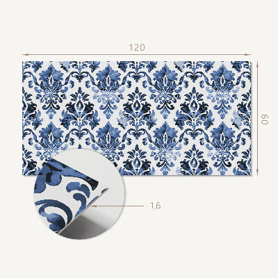 Panneau mural Motif floral de style baroque