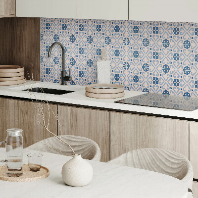 Panneau décoratif mural Motifs ornementaux sur les carreaux