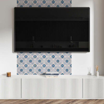 Panneau décoratif mural Motifs ornementaux sur les carreaux