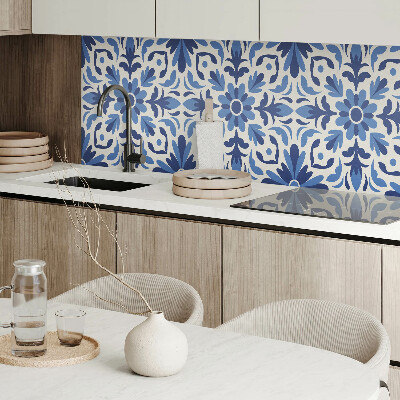 Rev?tement mural Motif floral avec des feuilles vertes