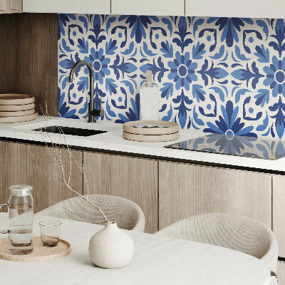 Rev?tement mural Motif floral avec des feuilles vertes