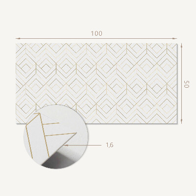 Rev?tement mural Motif losange de style géométrique