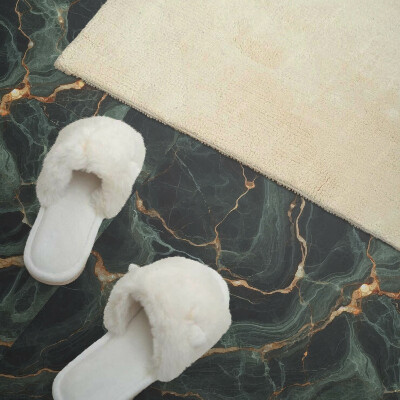 Panneau décoratif mural Motif en marbre aux veines délicates