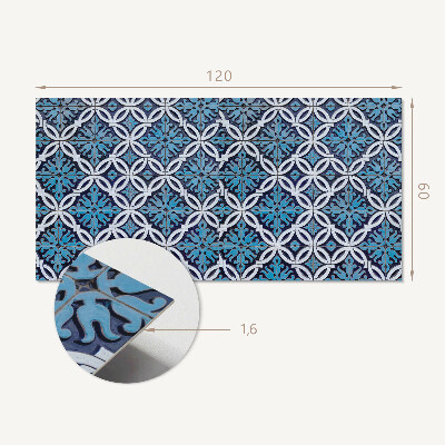 Rev?tement mural Motif de formes avec un motif floral