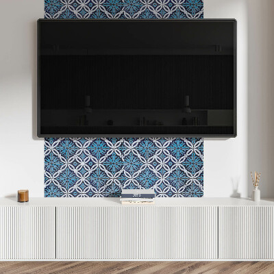 Rev?tement mural Motif de formes avec un motif floral