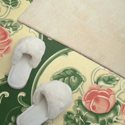 Panneau décoratif mural Motif floral avec des feuilles vertes