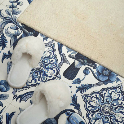 Rev?tement mural Toucan sur carreaux décoratifs