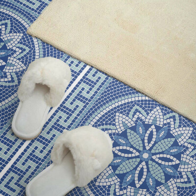 Panneau décoratif mural Motif mosa?que florale