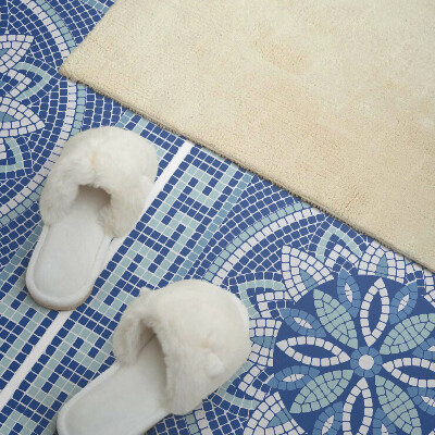 Panneau décoratif mural Motif mosa?que florale