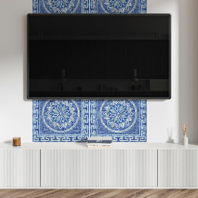 Panneau décoratif mural Motif mosa?que florale