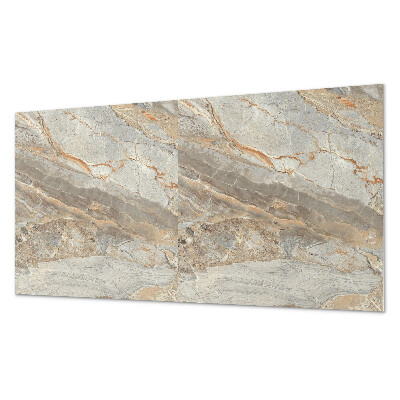 Panneau mural Structure en marbre aux veines délicates