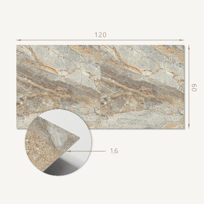 Panneau mural Structure en marbre aux veines délicates