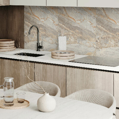 Panneau mural Structure en marbre aux veines délicates