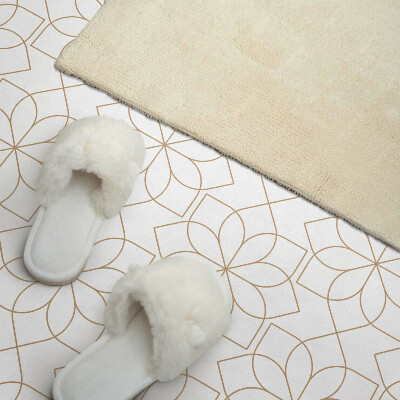 Panneau décoratif mural Géométrie florale dans un style moderne