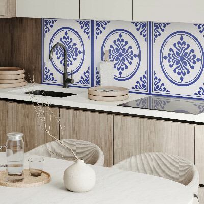 Panneau mural Motif rond aux accents floraux