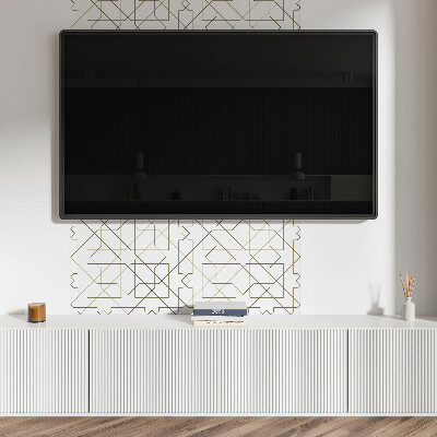 Rev?tement mural Motif de lignes géométriques abstraites