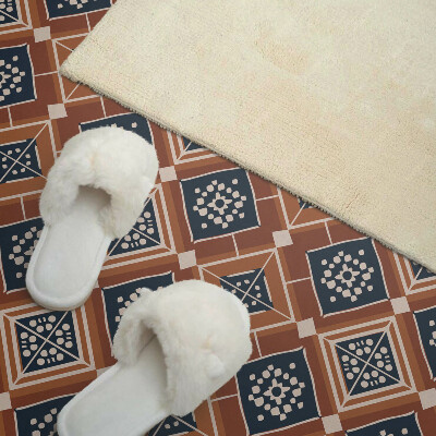 Panneau décoratif mural Géométrie dans les tons de marron et de blanc