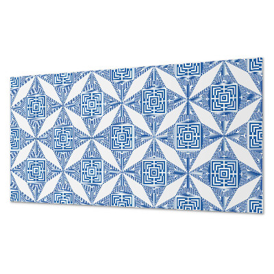 Panneau mural Motif de grille dans des formes géométriques