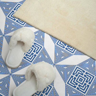 Panneau mural Motif de grille dans des formes géométriques