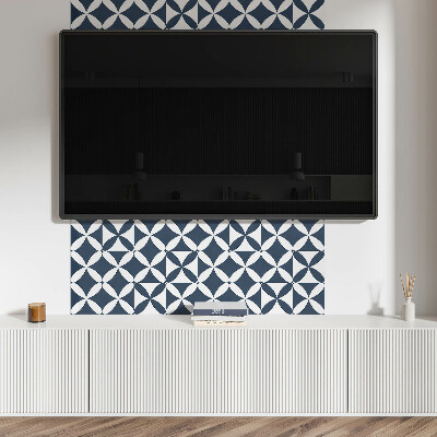 Rev?tement mural Motif floral aux formes géométriques